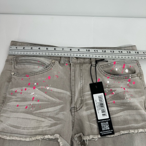 Rockstar Original RSM225 Super Stacked Flare Denim Jeans Mens 32x45 - Picture 12 of 15